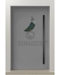 LIM c4 - porte d'entrée en aluminium pour la maison
