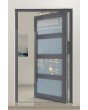PIVOT C9 - porte pivotante en aluminium vitrée