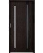Sta Cartier trois noir - Porte en acier pré-montée avec vitrage