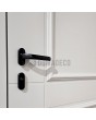 LIM CL01 double - porte d'entrée double en aluminium de style traditionnel