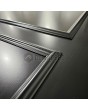 PIVOT CL05S - porte pivotante traditionnelle en aluminium à vitrage classique