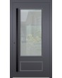 LIM CL05S - porte traditionnelle vitrée en aluminium