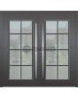 LIM CL06 double - porte battante traditionnelle en aluminium de style classique avec verre