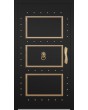 LIM CL07 - porte d'entrée en aluminium de style traditionnel