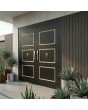 LIM CL07 double - porte battante traditionnelle en aluminium de style classique