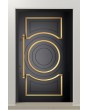 LIM CL16 - porte d'entrée en aluminium de style traditionnel