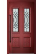LIM CL18 - porte d'entrée de style traditionnel avec vitrage