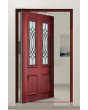 PIVOT CL18 - porte pivotante de style traditionnel avec vitrage