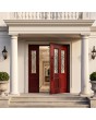 PIVOT CL18 - porte pivotante de style traditionnel avec vitrage