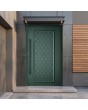 Porte d'entrée en aluminium texturé « Green Luxury »