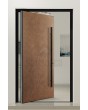 PIVOT Basic - porte d'entrée pivotante en aluminium lisse