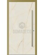 LIM Cristallo - porte à charnière en aluminium recouverte de quartz fritté Cristallo