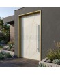 Porte battante en aluminium recouverte de quartz fritté Cristallo
