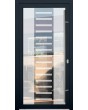 LIM Glass S6 - porte sable simple en aluminium avec décor transparent