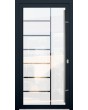 LIM Glass S7 - porte extérieure dépolie avec décor transparent