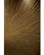 LIM M29 - porte battante en aluminium avec texture brune en métal fraisé