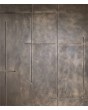 LIM M24 - porte à charnières en aluminium avec métal liquide en bronze