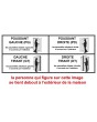 configuration personnalisée - STA porte d'entrée avec droit fixe latéral (vue de l'extérieur)