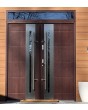 configuration personnalisée - Porte double Fargo avec fenêtre latérale supérieure