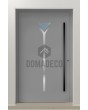 LIM Drink - porte principale vitrée en aluminium