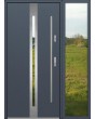 configuration personnalisée - Fargo porte d'entrée avec droit fixe latéral (vue de l'extérieur)