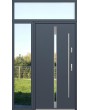configuration personnalisée - Porte Fargo avec panneaux latéraux gauche et supérieur (vue de l’extérieur)
