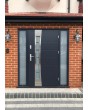 configuration personnalisée - Fargo porte d'entrée avec fixe latéral gauche et droite