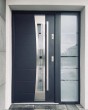 configuration personnalisée - Fargo porte d'entrée avec droit fixe latéral (vue de l'extérieur)