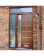 configuration personnalisée - Porte Fargo avec panneaux latéraux gauche et supérieur (vue de l’extérieur)