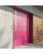 Porte extérieure pivotante moderne rose