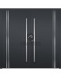 LIM Filo double - porte d'entrée double en aluminium à trois bandes