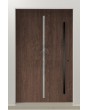 PIVOT Flet B - porte pivotante contemporaine avec vitrage long
