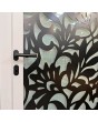 PIVOT G1 - Porte pivotante en verre et aluminium avec panneau décoratif