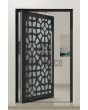 PIVOT G2 - Porte pivotante en verre aluminium avec panneau décoratif