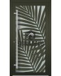 LIM G3 - Porte en verre et aluminium avec panneau décoratif