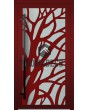 LIM G4 - Porte vitrée en aluminium avec panneau décoratif