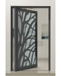 PIVOT G4 - Porte d'entrée en aluminium avec panneau décoratif