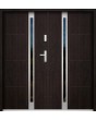 Sta Galileo Double - portes doubles modernes et minimalistes en acier avec vitrage