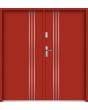 Sta Gama Double - portes doubles en acier de luxe avec bandes décoratives