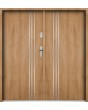 Sta Gama Double - portes doubles en acier de luxe avec bandes décoratives
