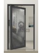 PIVOT FS3 - porte pivotante en aluminium avec verre thermofusible