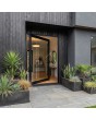 PIVOT Glass - porte d'entrée pivotante en aluminium entièrement vitrée