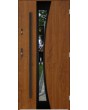 Sta Gemini noir - porte d entrée vitrée