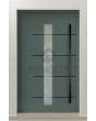 PIVOT Gryf-B - porte pivotante sécurisée en aluminium avec vitrage