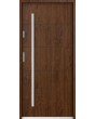 Sta Henson - porte d'entrée contemporaine en acier avec nervures