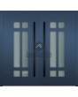 LIM HEY II double - porte extérieure double en aluminium sur mesure avec deux vitres.