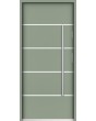 Sta Hunt - porte d'entrée minimaliste en acier pour maison moderne