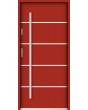 Sta Hunt - porte d'entrée minimaliste en acier pour maison moderne