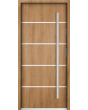 Sta Hunt - porte d'entrée minimaliste en acier pour maison moderne