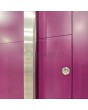 LIM Integra double - porte double solide en aluminium avec nervures